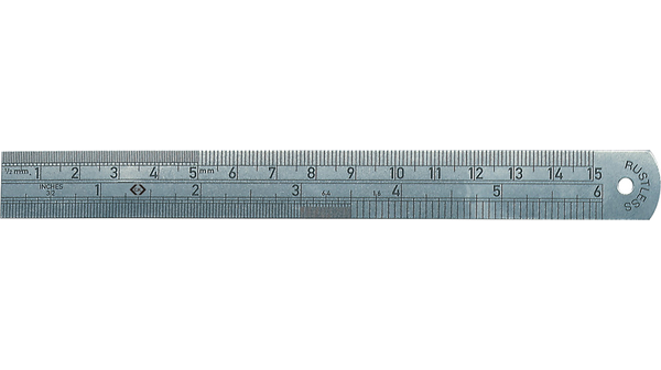 Ruler with best sale mm and inches